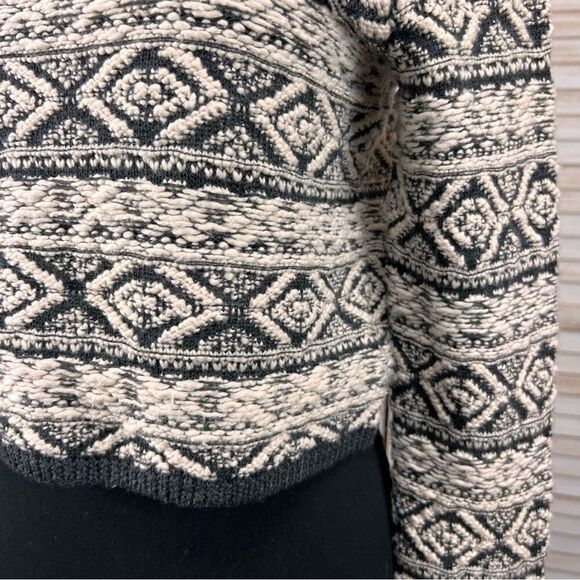 Anthropologie MOTH Cropped Fair Isle Sweater Small - Picture 4 of 11
